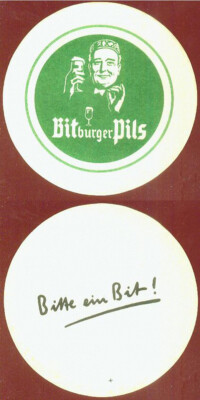 Bierdeckel Bitburger (8) Bier Birra Bière Brauerei Bitburg Eifel Rheinland-Pfalz