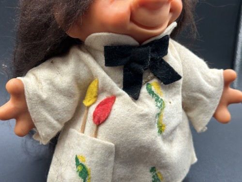 VHTF RARE Vintage Artist Felt Costume Dam Troll - Picture 13 of 14