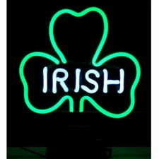 Neonetics 4IRISH Irish Shamrock Neon Sculpture