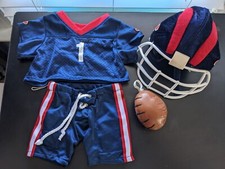 Build-a-Bear Football Outfit with Helmet and Football - BAB