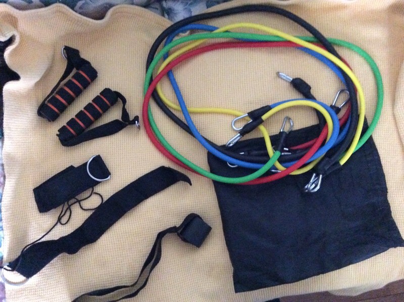 11Pcs Resistance Bands Set For Home  Exercise  Workout