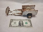 Vintage 1960 Tonka White Metal Mini Jeep Pickup Wrecker Tow Truck FOR PARTS