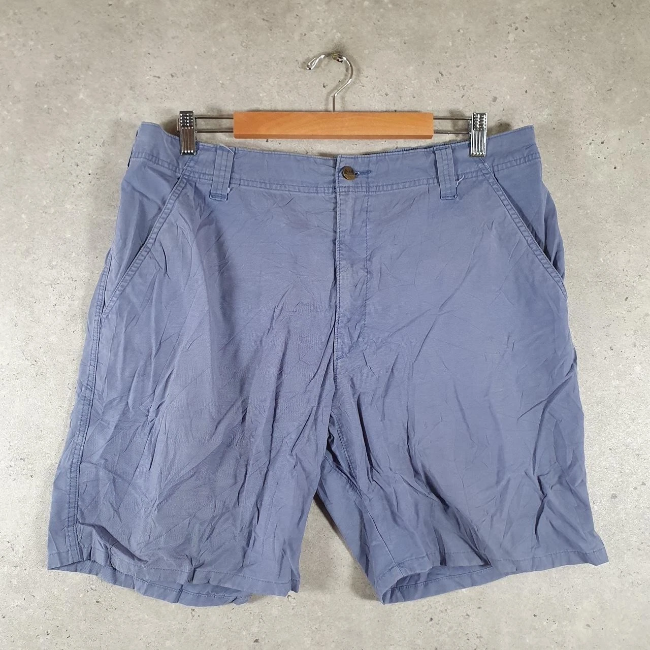 Vintage Wrangler Chino Shorts Men’s W36 Ash-Blue