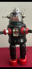 Mechanized Robot Robby Osaka Tin Toy Near Mint Works and Walks 21 Century