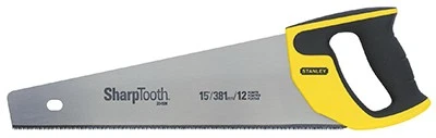 Paquete de 4 sierras de mano Sharptooth, 15 pulgadas 12-TPI 20-526-
