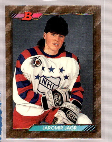 Jaromir Jagr [Foil] #231 1992 Bowman card