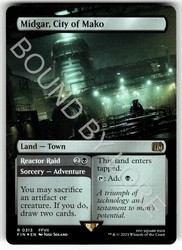 Midgar, City of Mako (Borderless) #313 Foil - Final Fantasy MTG