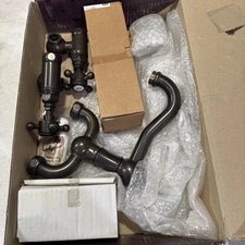 Nicolas Rubinetteria Tuscan Brass Italy Faucet a1418XMTCB Cross Handle ROHL