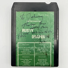 Rusty Draper - Self-titled - Restored 8 Track Tape - New Pad and Splice