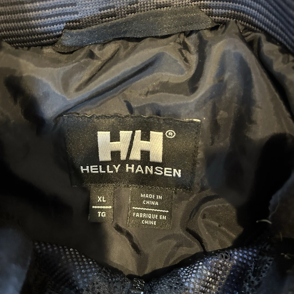 Helly Hansen Ski Suit One Piece Mesh Lined Snowsuit Snow Blue Vtg Mens Size XL - Image 3 of 4