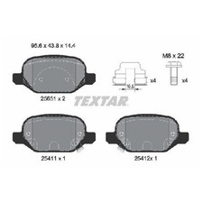 Satz Bremsbeläge Bremsklötze hinten für Fiat Panda 312 id86304