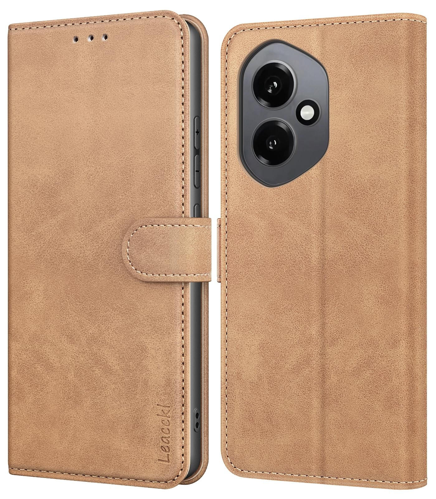 Coque Honor 400 5G housse portefeuille en cuir pour bureau