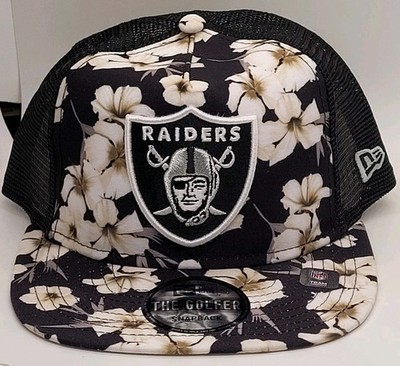 Las Vegas Raiders New Era Adventure Pattern Golfer Snapback Hat Tropic Floral LV