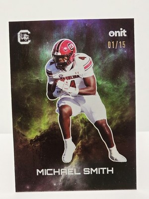 2025 Onit Gravity Jared Brown South Carolina Gamecocks Galaxy Silver #01/15