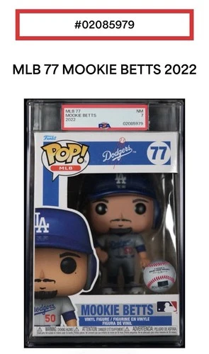 Mookie Betts Funko Pop! MLB Dodgers #77 PSA 7