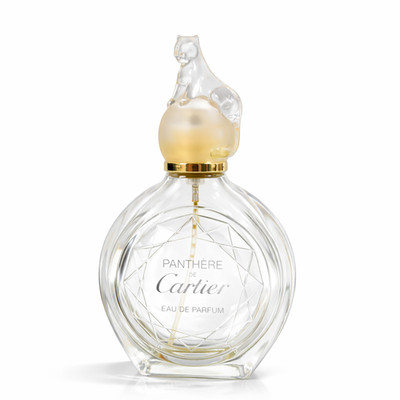 Panthère de Cartier Leer Flacon Eau de Parfum 50ml mit dem gläsernen Panther RAR