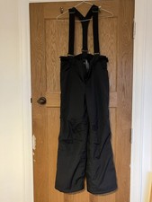 Salopettes Black Ski Trousers for Age 13-14