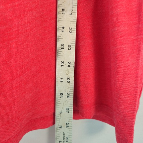 Los Angeles Angels T-Shirt Sz L Red V-Neck Pujols 3000 Hits MLB Baseball New Era - Picture 13 of 13