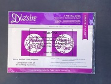 Decorative Sentiment Metal Die Set by Die'Sire Crafter's Companion Create A Card