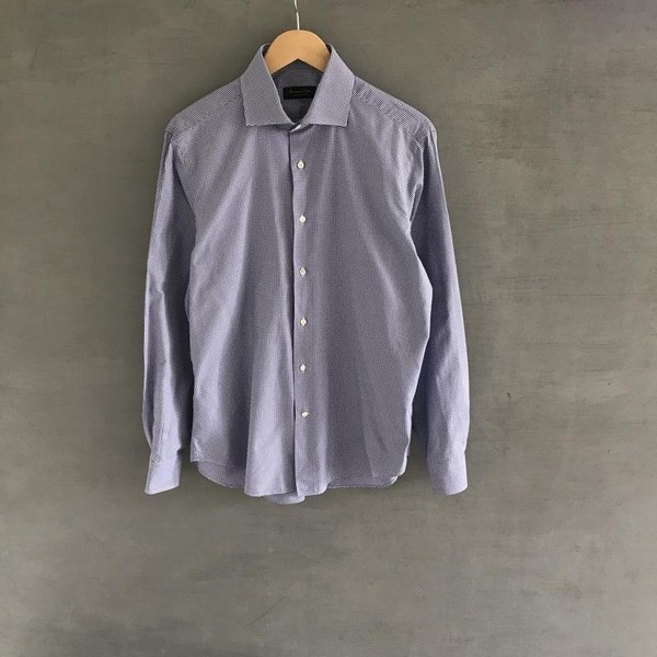 Men Massimo Dutti Shirt White Cotton 42 / XL / 50