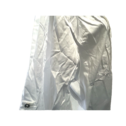 NWT NY Collection White Peasant Part Button Cotton Stretch Sides Blouse Size 3X - Picture 7 of 11