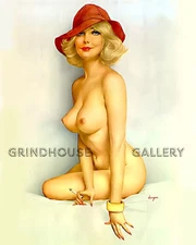 ALBERTO VARGAS Beautiful Vintage Retro Sexy Pin-Up Glamour Girl Art Print #43