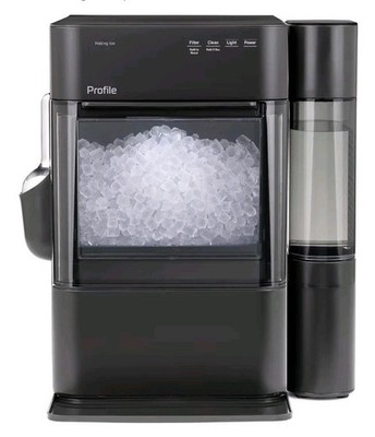 GE Profile Opal 2.0 Ultra Nugget Ice Maker Stainless Steel with Side Tank