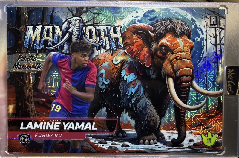 Lamine Yamal Wild Card National Exclusive PaintedMammoth 1/1 World Cup Contender