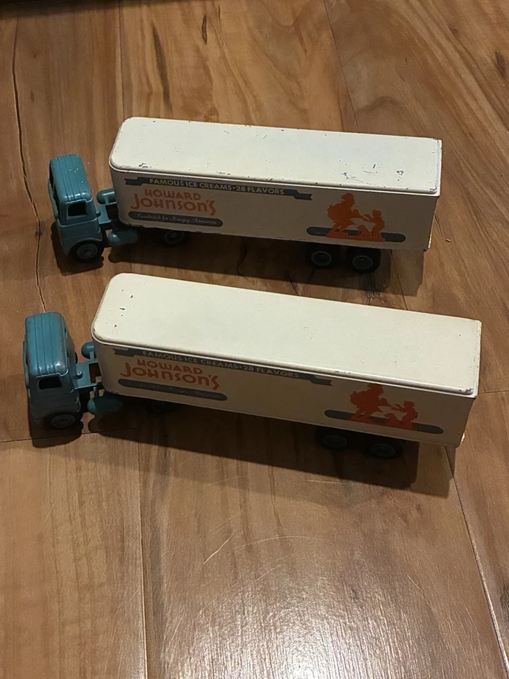 Игрушечные грузовики Howard Johnson Ice Cream От Winross, Количество 2 в комплекте 1970-е - Изображение 4 из 4