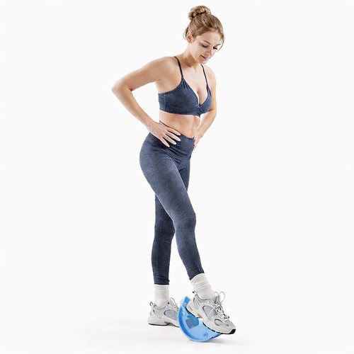 Fuß Bein Wippe Wadenstrecker Plantarfasziitis Achillessehnenentzündung Linderung Yoga - Bild 2 von 8