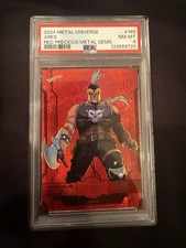 2024 Marvel Metal Universe Avengers ARES Red PMG /100 PSA 8 NM-MT #169