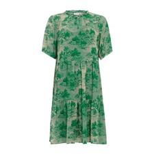 COSTER COPENHAGEN .. Green mix 2 Piece Chiffon Dress Sz Eu 38 UK 12