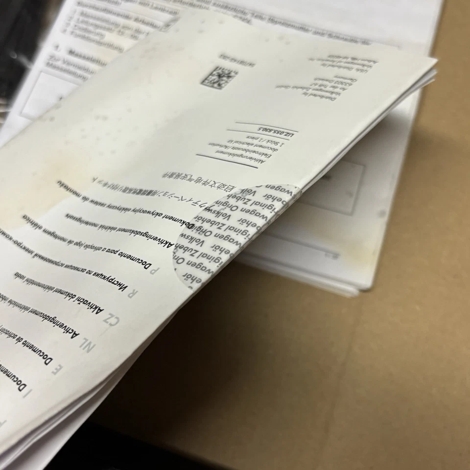 Originale VW Passat 3G B8 set tubi gancio di traino rimovibile 3G1055204 - Immagine 4 di 4