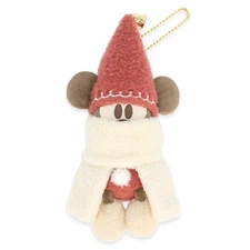 Tokyo Disney Resort Christmas  2025 Lil RingRing Mickey Fairy Plush Badge Red