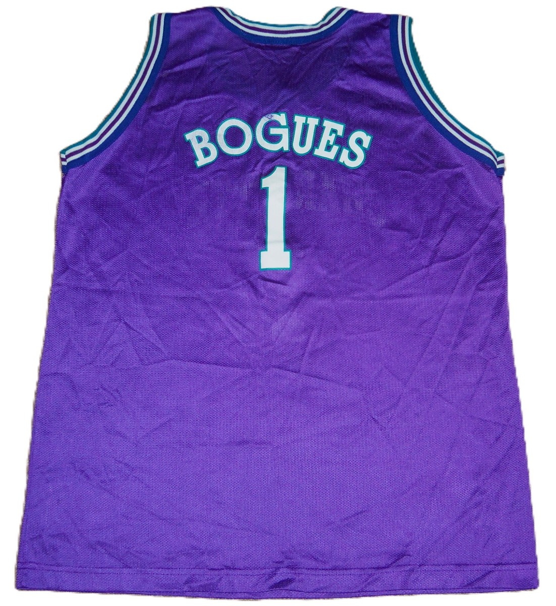 ビンテージ　1990年代　NBA jersey Muggsy Bogues VINTAGE 90's MUGGSY BOGUES HORNETS NBA CHAMPION ALTERNATE