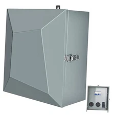 Rv Outlet Box with Breaker, Temporary Power Rv Electrical Panel 20 30 50 Amp