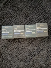 4 pack Reus Research NAD + Nicotinamide Riboside Resveratrol 80 Capsules NEW