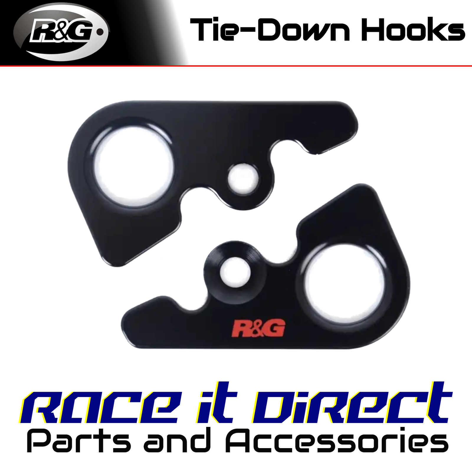 R&G - TH0015BK - Tie-Down Hooks