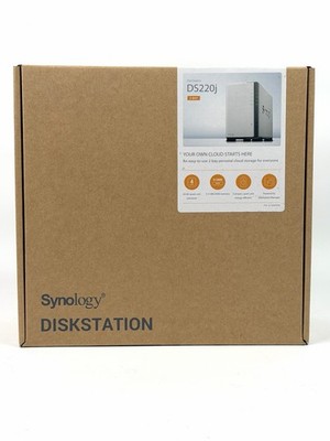 Synology DS220j 2-Bay NAS - Open Box / Never Used (Diskless)