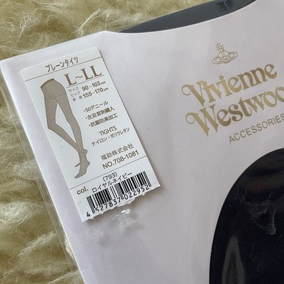 Vivienne Westwood ORB pantysocks tights/stockings made in Japan L