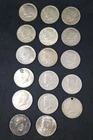 Group of 17 Kennedy Half Dollars