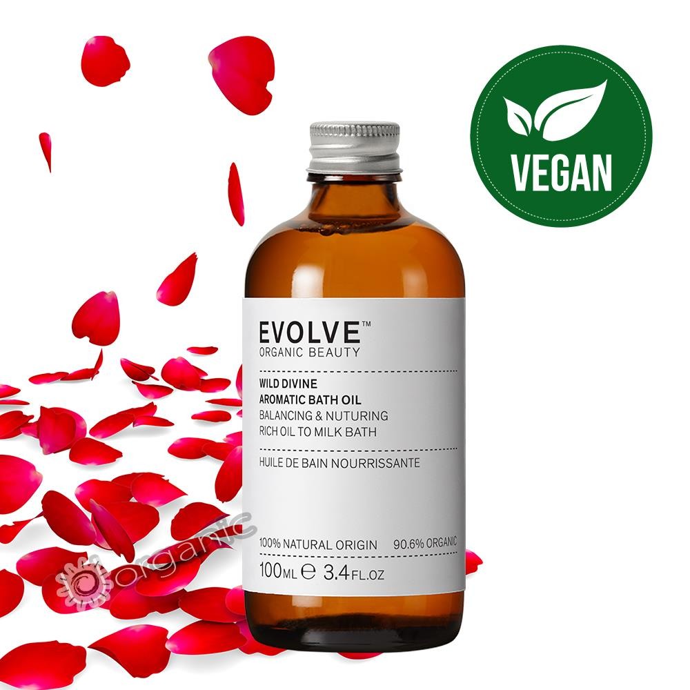 Evolve Beauty Wild Divine Aromatic Bath Oil 100ml