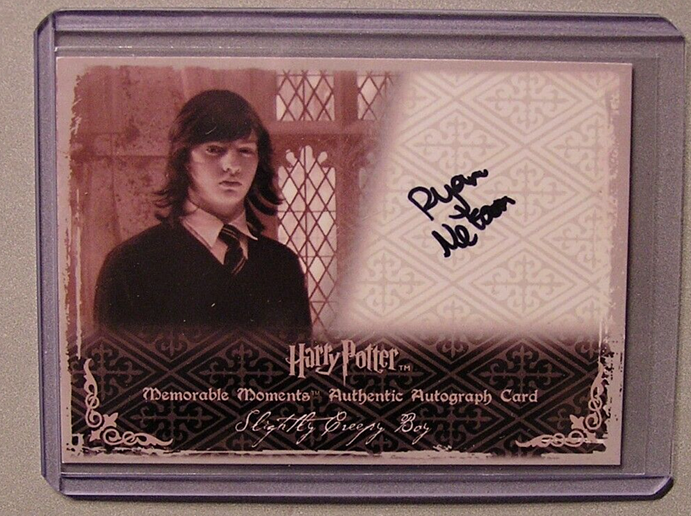 Harry Potter-Ryan Nelson-Slightly Creepy Boy-OOTP-Movie-Signature