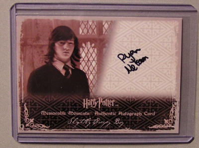 Harry Potter-Ryan Nelson-Slightly Creepy Boy-OOTP-Movie-Signature