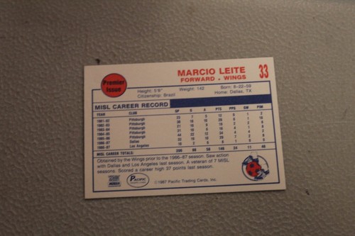 1987 Pacific MISL Soccer Cards Complete Finish Fill Your List Set U-Pick #1-110 - 第 66/224 張圖片