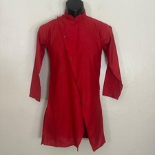 Indian Tunic India size 9 17" armpit to armpit seams Gently worn Cotton blend