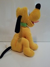 Disney Store Pluto Plush Dog Stuffed Animal 8" H Toy Doll Mini Bean bag