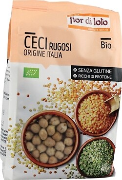 Fior Di Loto Ceci Rugosi Italia Senza Glutine Bio, 400g