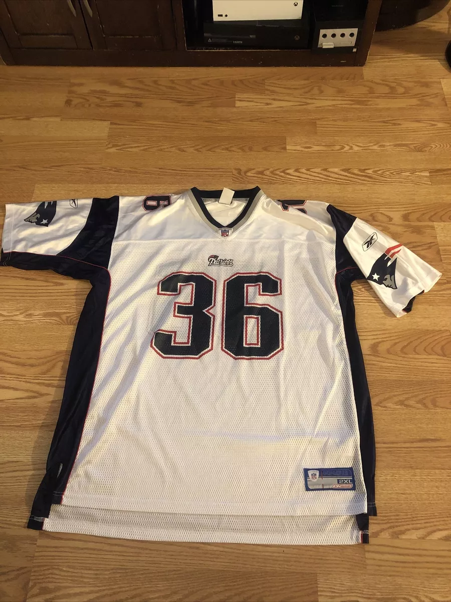 Reebok LAWYER MILLOY 36 NEW ENGLAND PATRIOTS XL Jersey SILVER