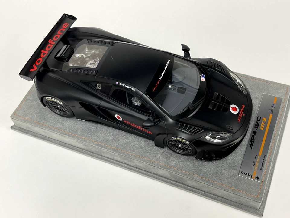 1/18 Tecnomodel McLaren MP4-12C GT3 Vodafone Hamilton / Botón Alcantara CF361 Foto 2 de 4